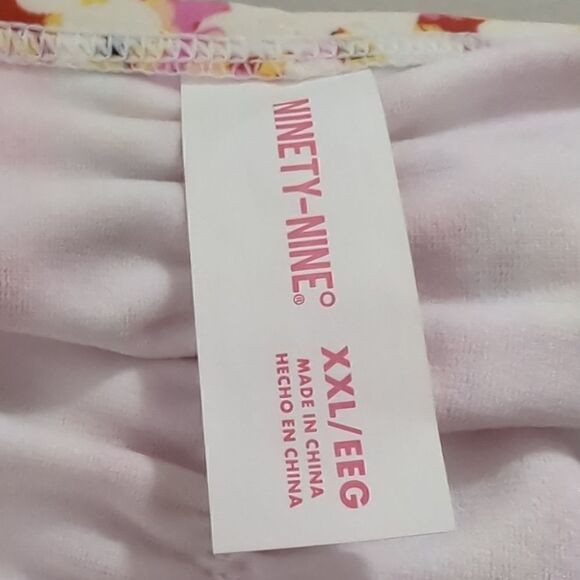 NWT 99 Degree Pink Floral Bikini Bottoms - Picture 5 of 6